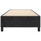 Boxspringbett Schwarz 80x200 cm Samt