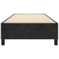 Boxspringbett Schwarz 90x190 cm Samt