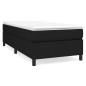 Boxspringbett Schwarz 80x200 cm Stoff