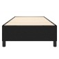 Boxspringbett Schwarz 80x200 cm Stoff