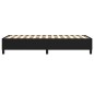 Boxspringbett Schwarz 80x200 cm Stoff