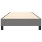 Boxspringbett Dunkelgrau 90x190 cm Stoff