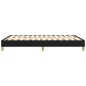 Boxspringbett Schwarz 140x190 cm Stoff