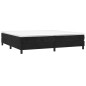 Boxspringbett Schwarz 200x200 cm Samt