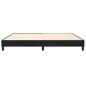 Boxspringbett Schwarz 200x200 cm Samt