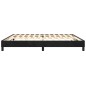 Boxspringbett Schwarz 200x200 cm Samt