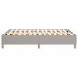 Boxspringbett Hellgrau 140x190 cm Stoff