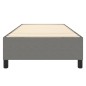 Boxspringbett Dunkelgrau 90x190 cm Stoff