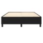 Boxspringbett Schwarz 140x190 cm Stoff