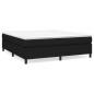 Boxspringbett Schwarz 180x200 cm Stoff