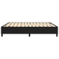 Boxspringbett Schwarz 180x200 cm Stoff