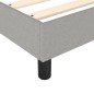 Boxspringbett Hellgrau 180x200 cm Stoff