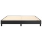 Boxspringbett Schwarz 180x200 cm Kunstleder