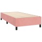 Boxspringbett Rosa 90x200 cm Samt