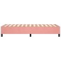 Boxspringbett Rosa 90x200 cm Samt