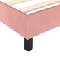 Boxspringbett Rosa 90x200 cm Samt