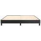 Boxspringbett Schwarz 160x200 cm Kunstleder