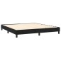 Boxspringbett Schwarz 180x200 cm Samt