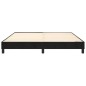 Boxspringbett Schwarz 180x200 cm Samt