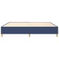 Boxspringbett Blau 200x200 cm Stoff