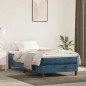 Boxspringbett Dunkelblau 90x190 cm Samt