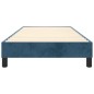 Boxspringbett Dunkelblau 90x190 cm Samt