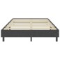 Boxspringbett Dunkelgrau Stoff 120x200 cm