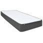 Boxspringbett Dunkelgrau Stoff 120x200 cm