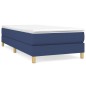 Boxspringbett Blau 80x200 cm Stoff