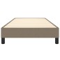 Boxspringbett Taupe 90x190 cm Stoff