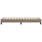 Boxspringbett Taupe 90x190 cm Stoff