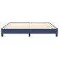 Boxspringbett Blau 160x200 cm Stoff