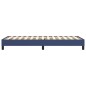 Boxspringbett Blau 90x190 cm Stoff