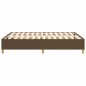 Boxspringbett Dunkelbraun 140x200 cm Stoff