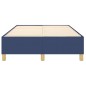 Boxspringbett Blau 120x200 cm Stoff