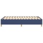 Boxspringbett Blau 120x200 cm Stoff