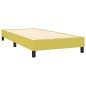 Boxspringbett Grün 80x200 cm Stoff