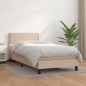 Boxspringbett Matratze Cappuccino-Braun 100x200cm Kunstleder