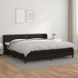 Boxspringbett mit Matratze Schwarz 200x200 cm Kunstleder