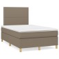 Boxspringbett mit Matratze Taupe 120x200 cm Stoff