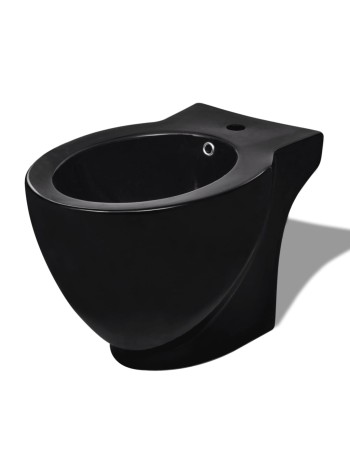 Keramik-WC & Bidet-Set SchwarzHome-Essentials
