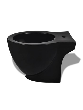 Keramik-WC & Bidet-Set SchwarzHome-Essentials