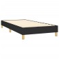 Boxspringbett Schwarz 90x200 cm Stoff