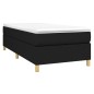 Boxspringbett Schwarz 90x200 cm Stoff