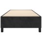 Boxspringbett Schwarz 90x200 cm Samt