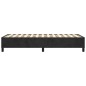 Boxspringbett Schwarz 90x200 cm Samt