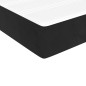 Boxspringbett mit Matratze Schwarz 140x200 cm Samt