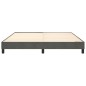 Boxspringbett Dunkelgrau 160x200 cm Samt