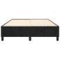 Boxspringbett Schwarz 140x190 cm Samt