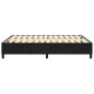 Boxspringbett Schwarz 140x190 cm Samt